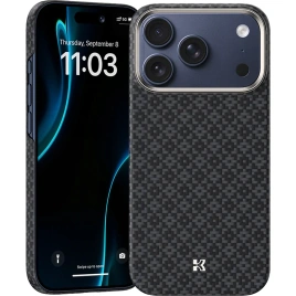 Чехол Benks ArmorGrid ArmorAir Case built with Kevlar для iPhone 17 Pro Max Obsidian Black