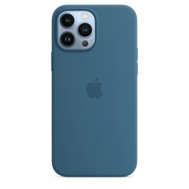 Силиконовый чехол Apple MagSafe для iPhone 13 Pro Max Полярная лазурь