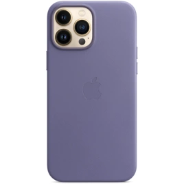 Кожаный чехол Apple MagSafe для iPhone 13 Pro Max Сиреневая глициния