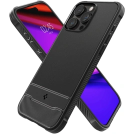 Чехол Spigen Rugged Armor Mag Magsafe для iPhone 15 Pro Max (ACS06561) Matte Black