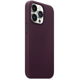 Кожаный чехол Apple MagSafe для iPhone 13 Pro Dark Cherry