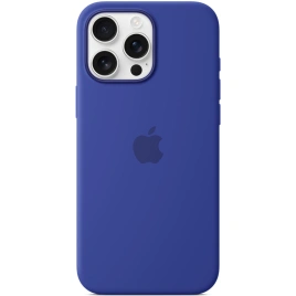 Чехол Apple Silicone Case with MagSafe для iPhone 16 Pro Max Ultramarine