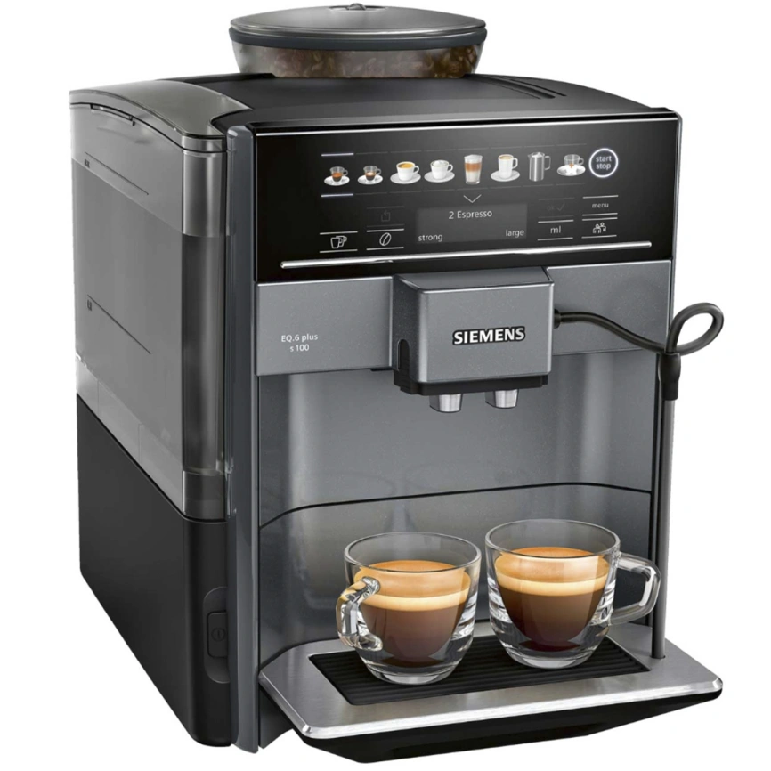 Кофемашина Siemens TE651209RW Gray фото 3
