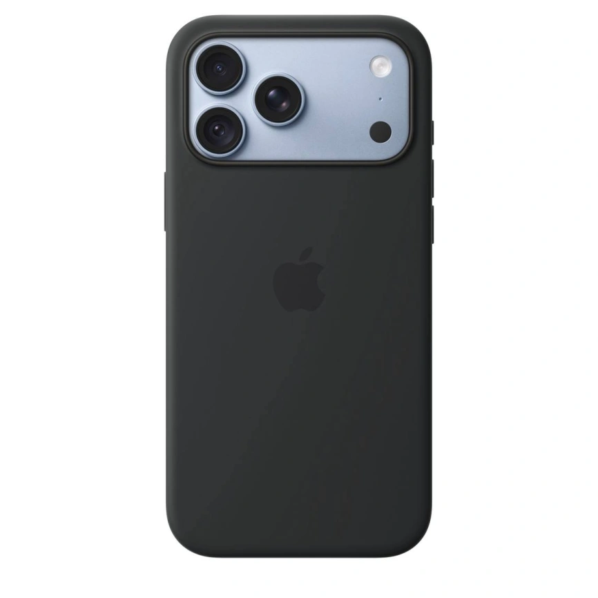 Чехол Apple Silicone Case with MagSafe для iPhone 18 Pro Max Black (MK954) фото 3