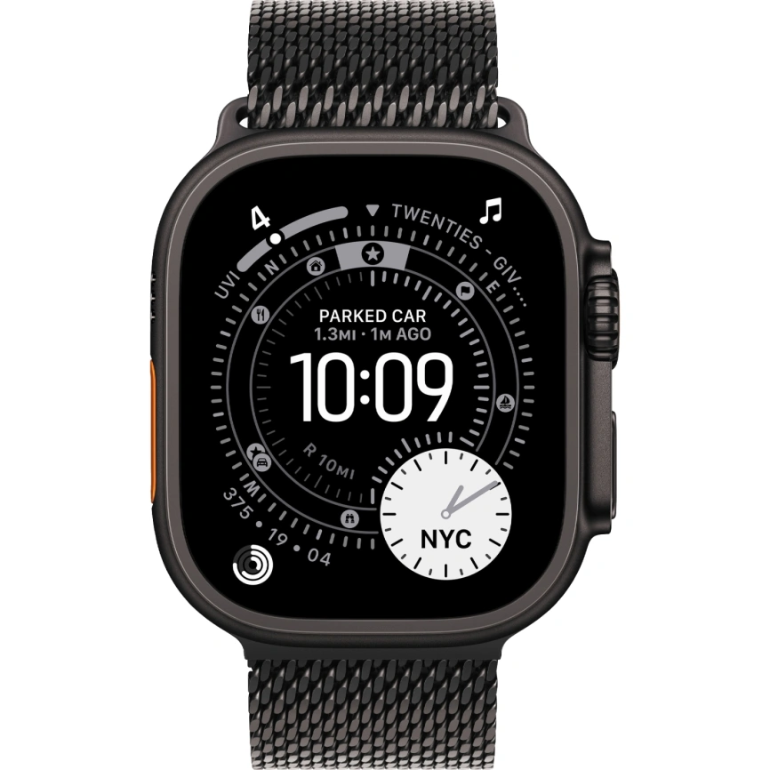 Смарт-часы Apple Watch Ultra 3 (2025) 49mm Black Titanium Case with Black Titanium Milanese Loop M фото 3