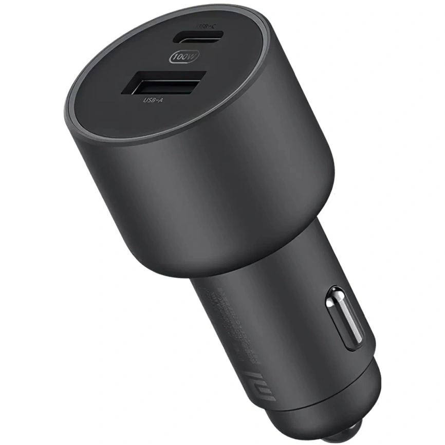 Автомобильное зарядное устройство XiaoMi 100W USB-A/USB-C BHR4460CN Black фото 1