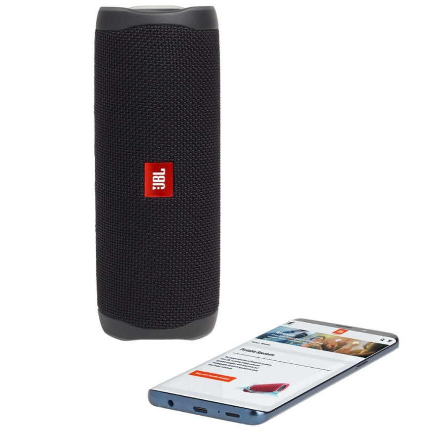Портативная колонка JBL Flip 5 Midnight black фото 5