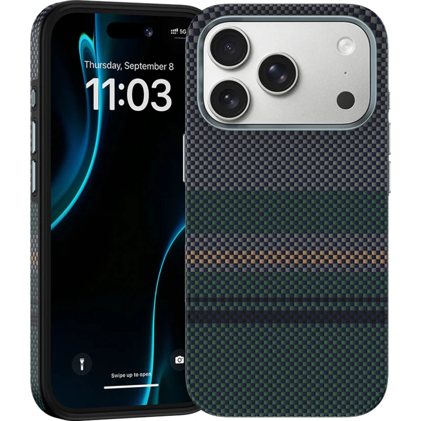 Чехол Benks ArmorPro Case built with Kevlar для iPhone 17 Pro Aurora фото 2