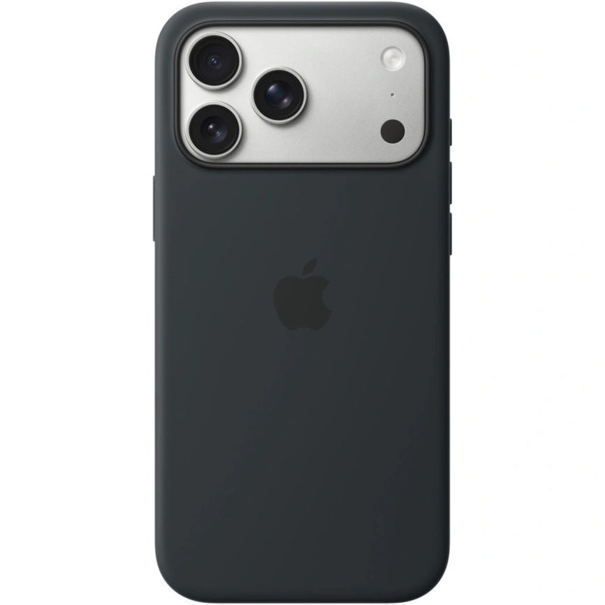 Чехол Apple Silicone Case with MagSafe для iPhone 17 Pro Black фото 2