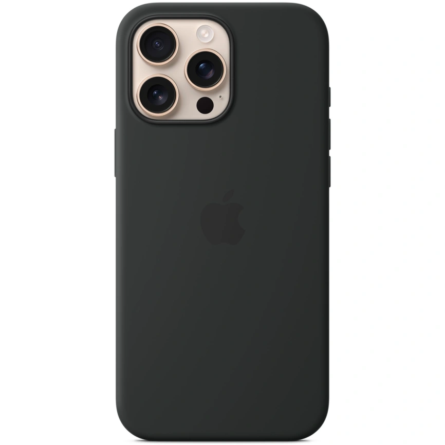 Чехол Apple Silicone Case with MagSafe для iPhone 16 Pro Max Black фото 3