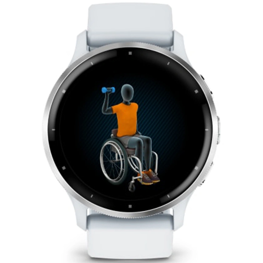 Умные часы Garmin Venu 3 (010-02784-00) 45mm Silver фото 5