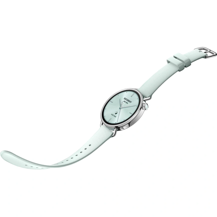 Смарт-часы Xiaomi Watch S4 41mm Fluororubber Strap Green фото 5