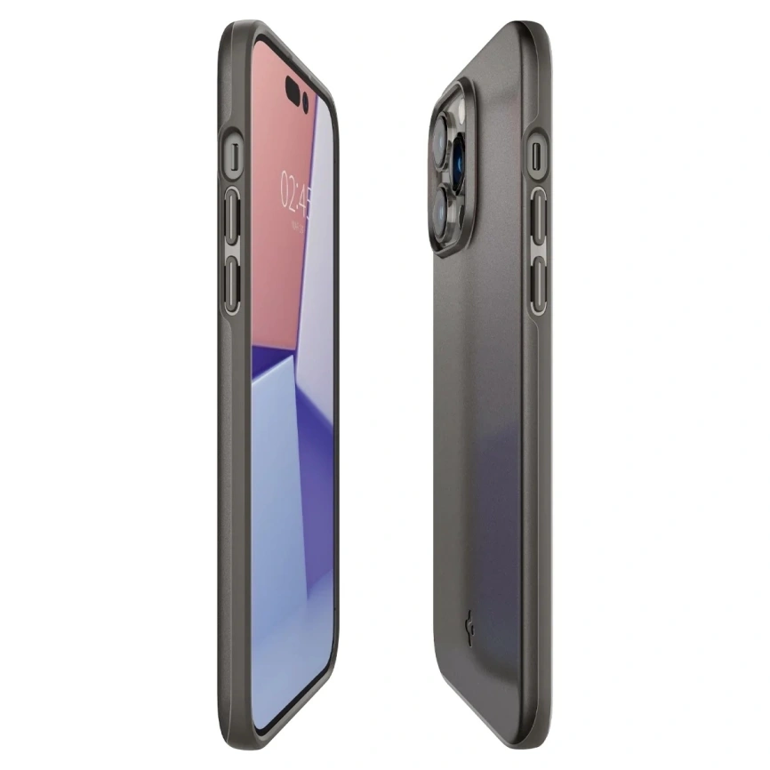 Чехол Spigen Thin Fit для iPhone 14 Pro (ACS04782) Gunmetal фото 3