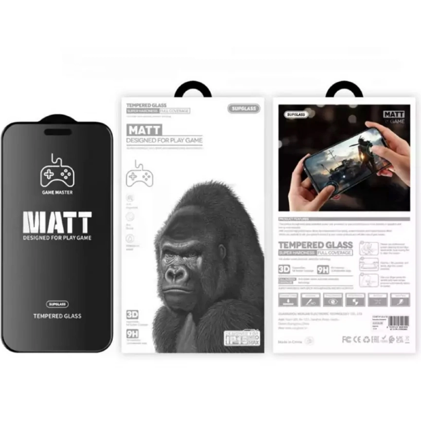 Защитное стекло Supglass (9H) для iPhone 17 Pro Max Matte фото 2