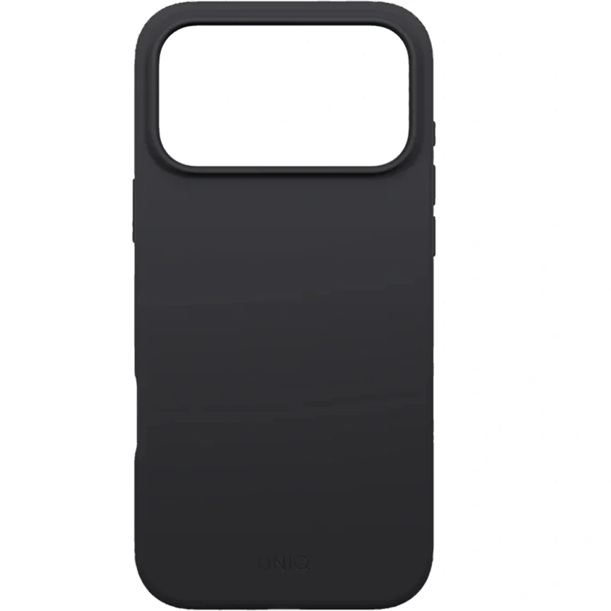 Чехол Uniq Lino Hybrid Silicone Case with MagClick для iPhone 17 Pro Max Charcoal Gray фото 4