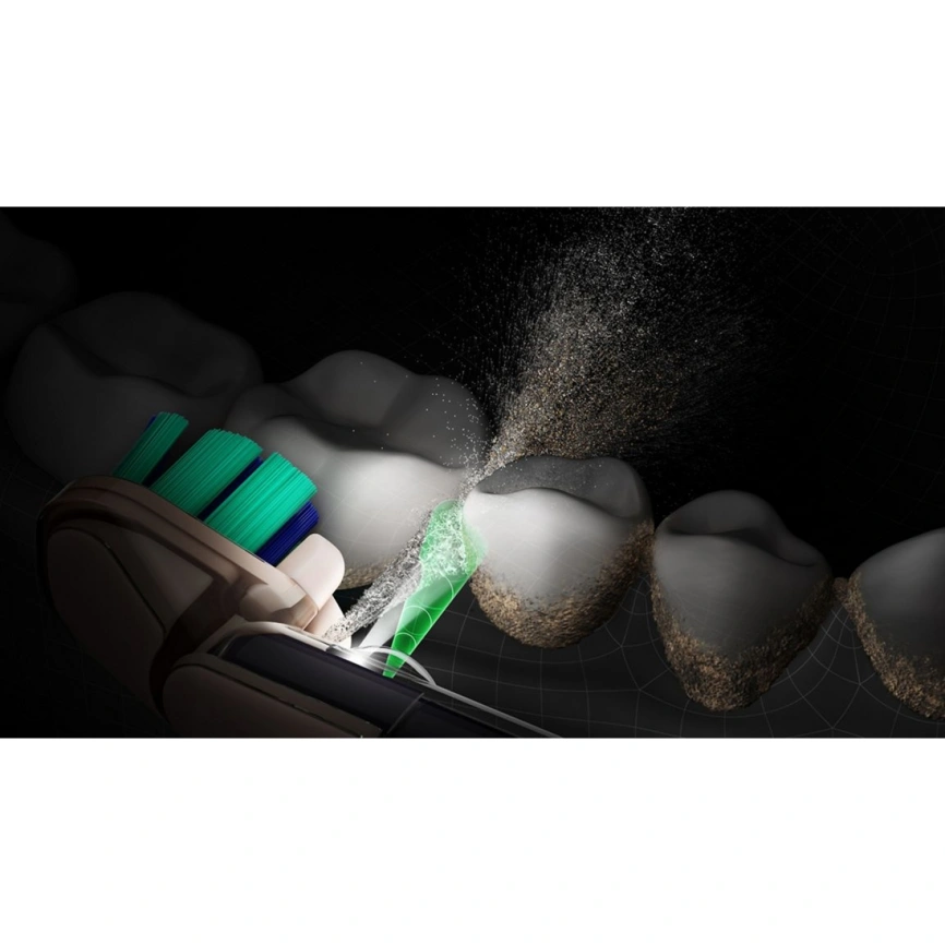 Зубная щетка Dyson CameraJet Electric Toothbrush with Flosser Ceramic Blue фото 3