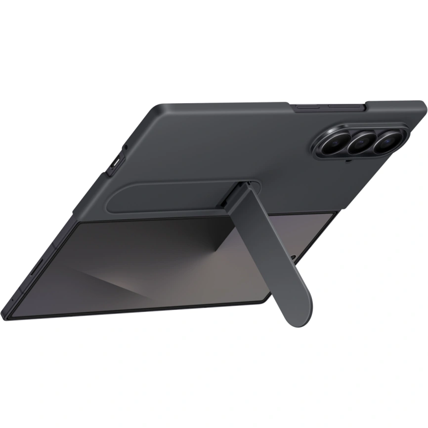 Чехол Samsung Silicone Case для Galaxy Z Fold7 Black фото 1