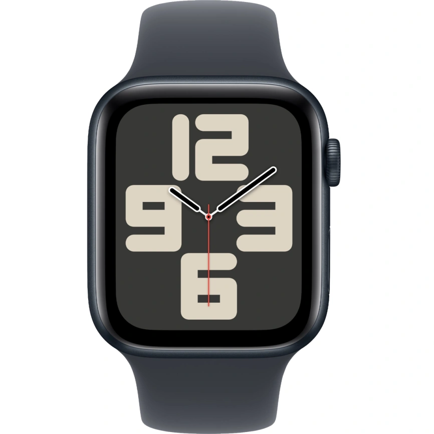 Смарт-часы Apple Watch SE (2024) 40mm Midnight Aluminium Case with Midnight Sport Band M/L (MXE93) фото 3