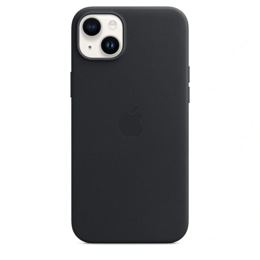 Кожаный чехол Apple для iPhone 14 Plus Midnight фото 1