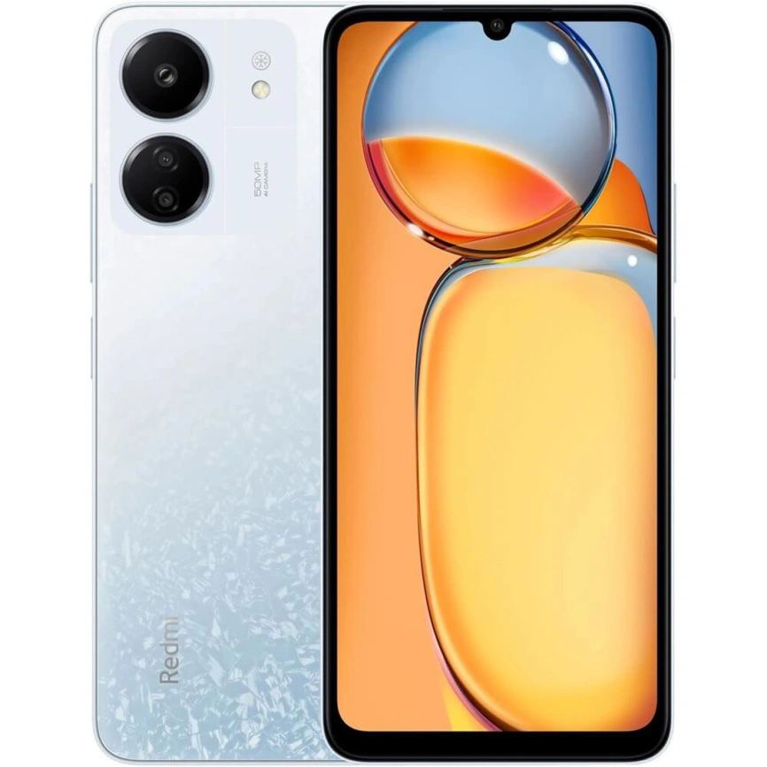 Смартфон Xiaomi Redmi 13C 6/128GB (NFC) Glacier White Global Version фото 1