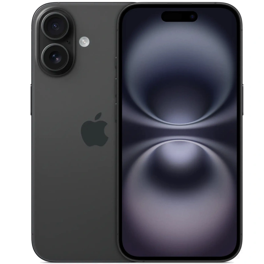 Смартфон Apple iPhone 16 128Gb nano Sim + eSim Black фото 1