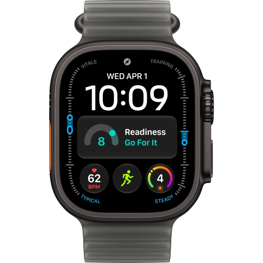 Смарт-часы Apple Watch Ultra 4 (2026) 49mm Black Titanium Case with Translucent Black Ocean Band фото 3