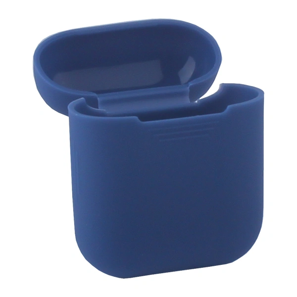 Силиконовый чехол Deppa для AirPods 2 (47004) Blue фото 3