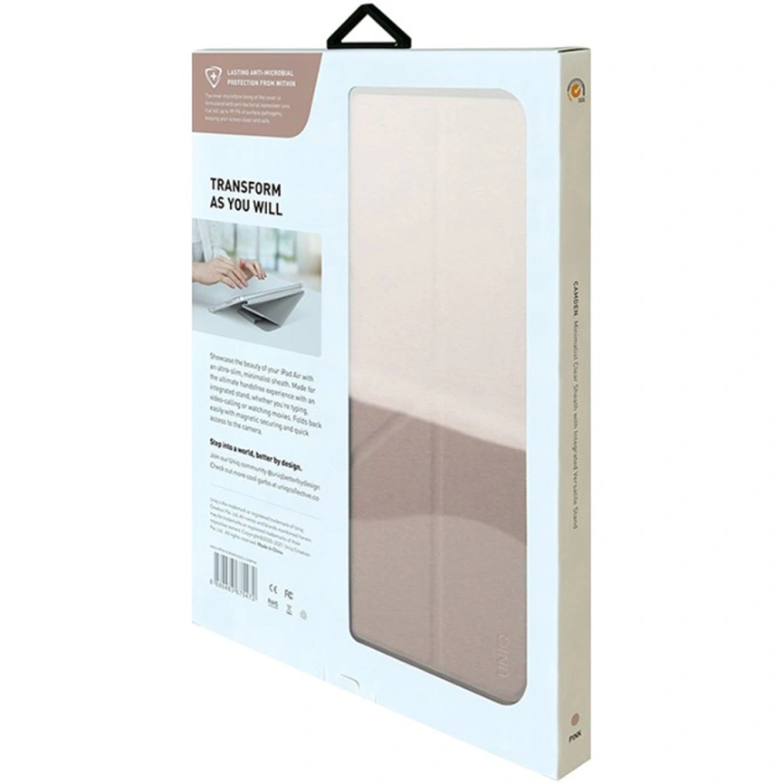 Чехол Uniq Camden для iPad Air 10.9 (2022/20) Pink фото 5