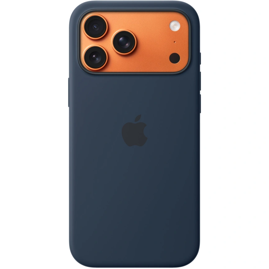 Чехол Apple Silicone Case with MagSafe для iPhone 17 Pro Midnight фото 3