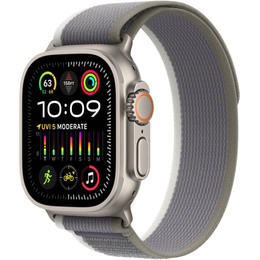Ремешок Apple Watch Ultra 49mm Green/Gray Trail Loop M/L фото 4