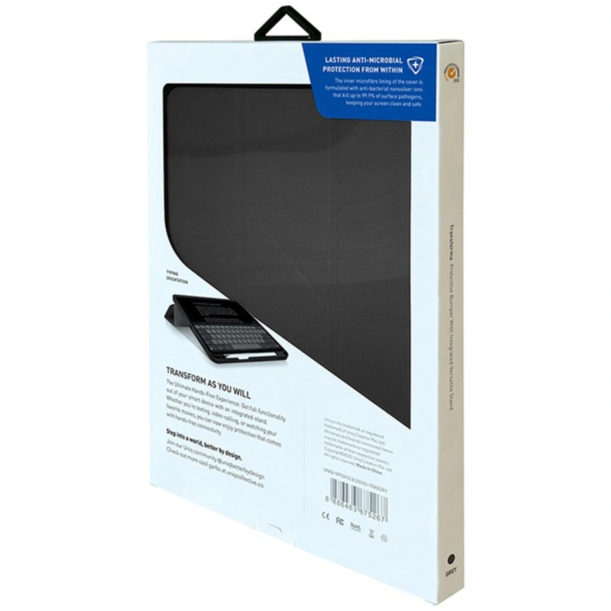 Чехол Uniq Transforma Rigor для iPad Air 10.9 (2022/20) Grey фото 6