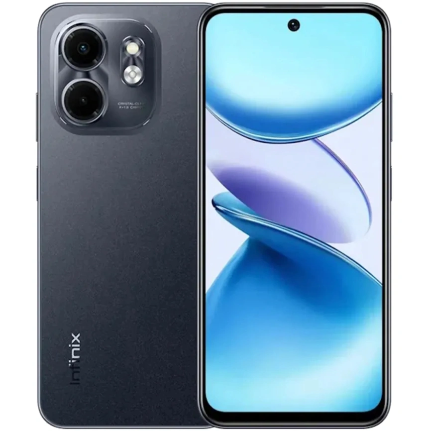 Смартфон Infinix Smart 9 3/128Gb Metallic Black фото 1