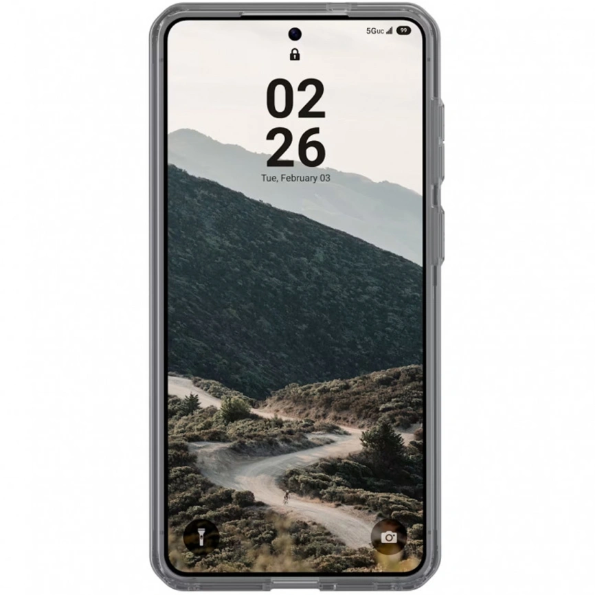 Чехол UAG DOT Case with MagSafe для Samsung Galaxy S26 Plus True Clear Ice/Ash (214548114331) фото 2